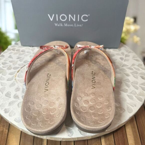 Vionic Cassie Orthotic Slip-On Sandals Arch Support Flip Flop Comfort Women’s 9 - Picture 10 of 13